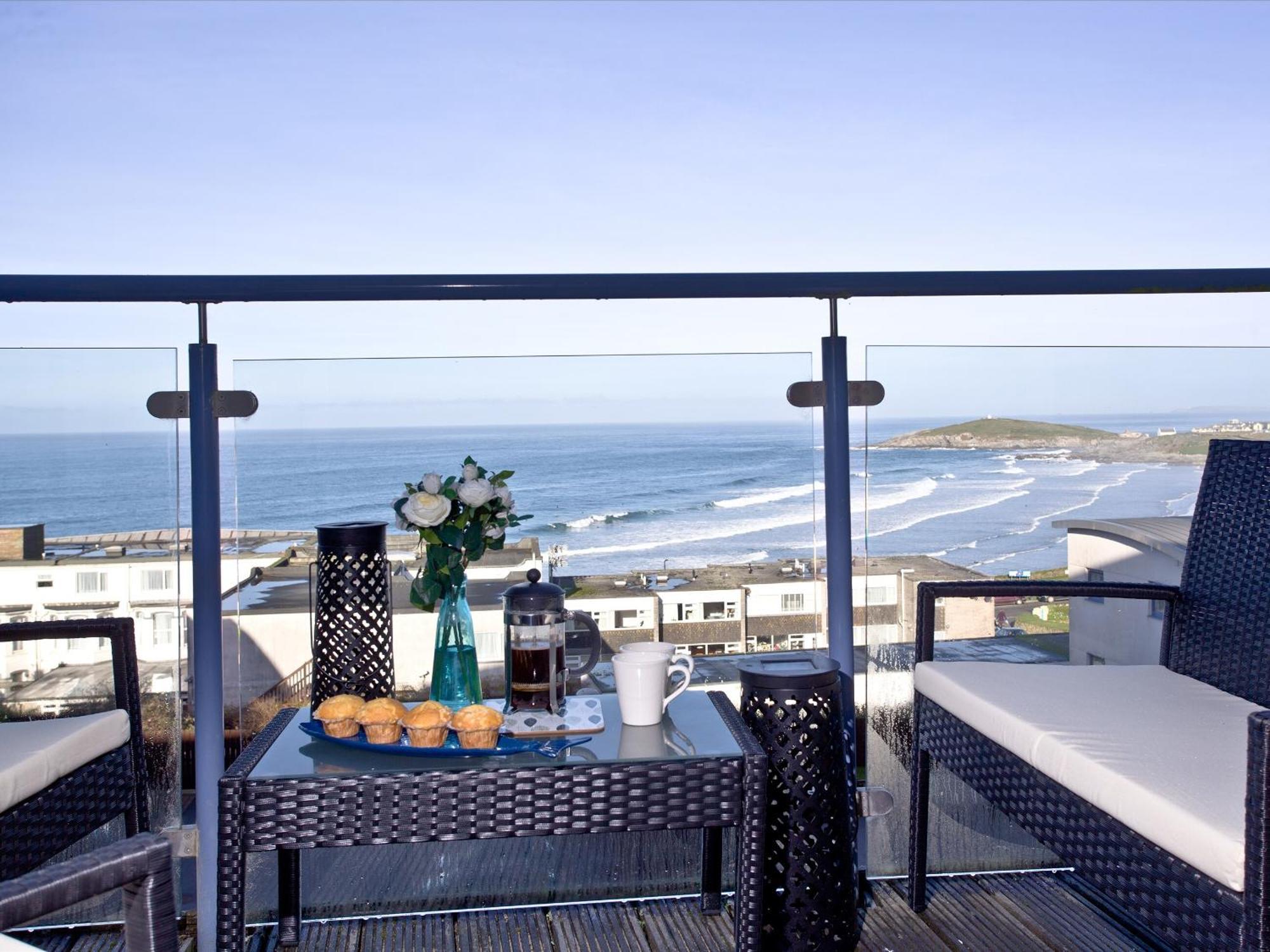 42 Ocean 1 Appartement Crantock Buitenkant foto