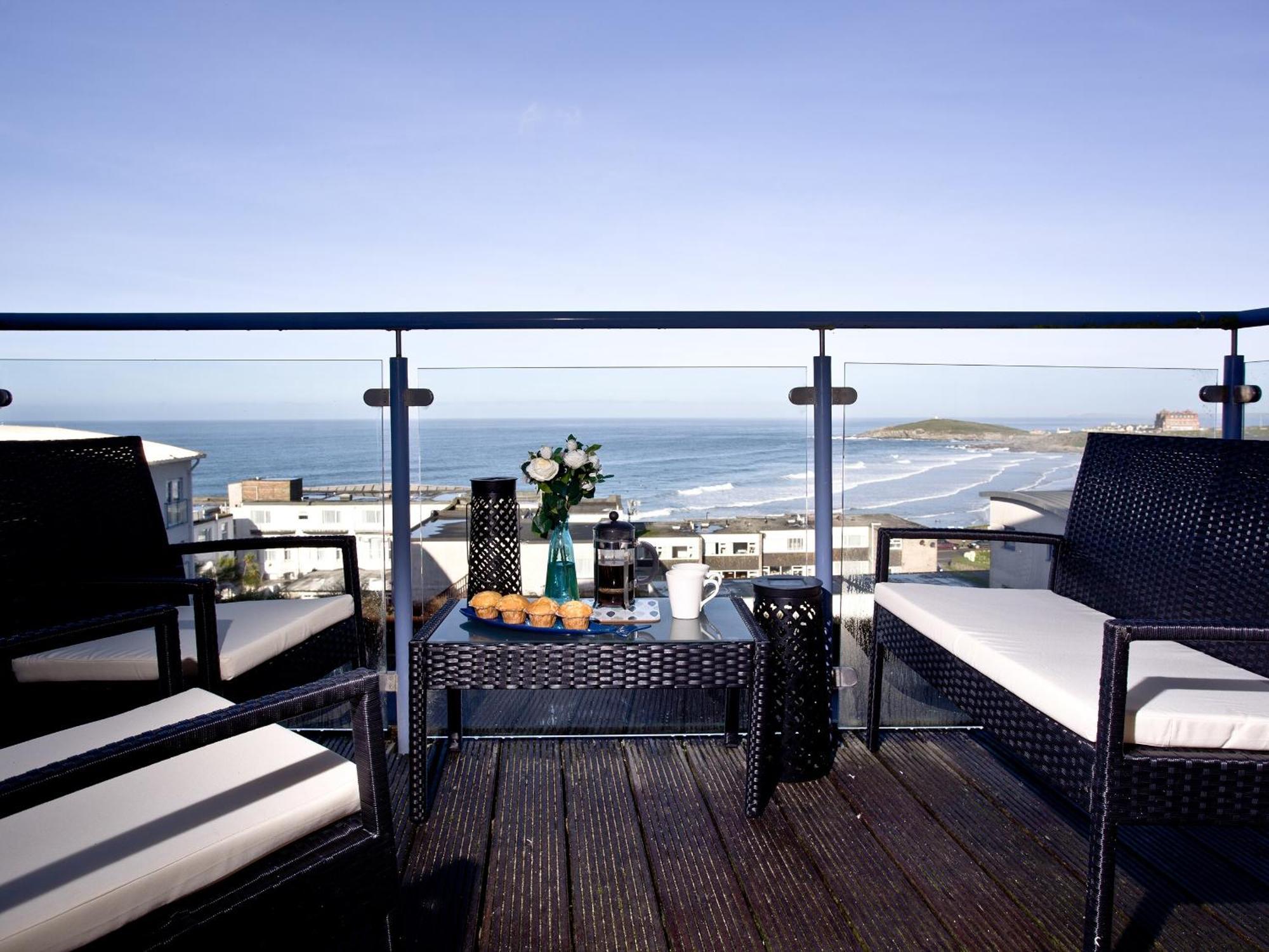 42 Ocean 1 Appartement Crantock Buitenkant foto